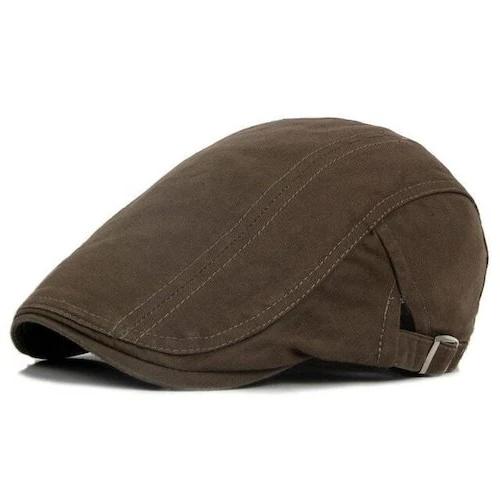 | Cap Collection For Men Men Classy Beige Flat Cotton