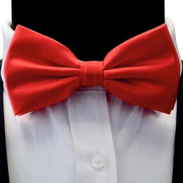 mens red bow tie