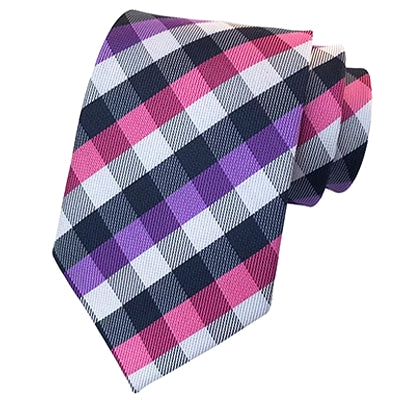 Sprezza Men's Pinstripe Tie Multiple Colors Classic 2.75 inch Slim Necktie