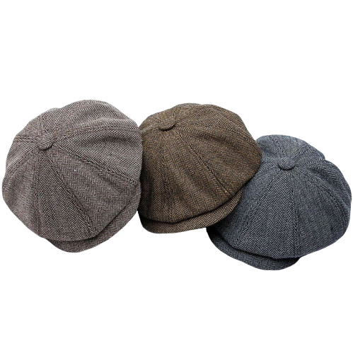 Cool Brown Vintage Newsboy Cap For Men | Classy Men Collection