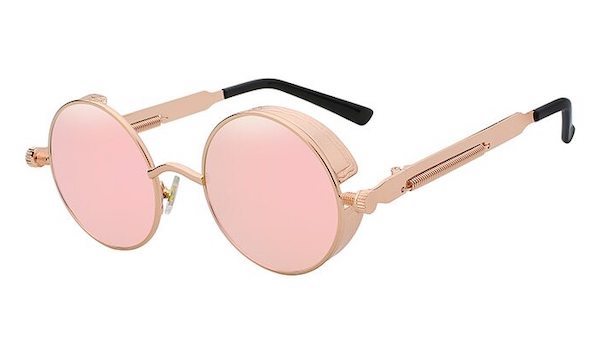 sunglasses rose gold mirror