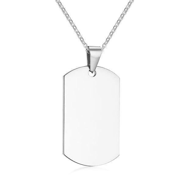 how long should a dog tag chain be