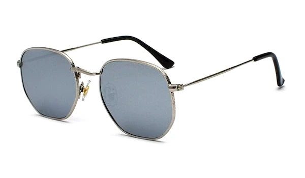 Round Mirror Sunglasses Silver/Mercury