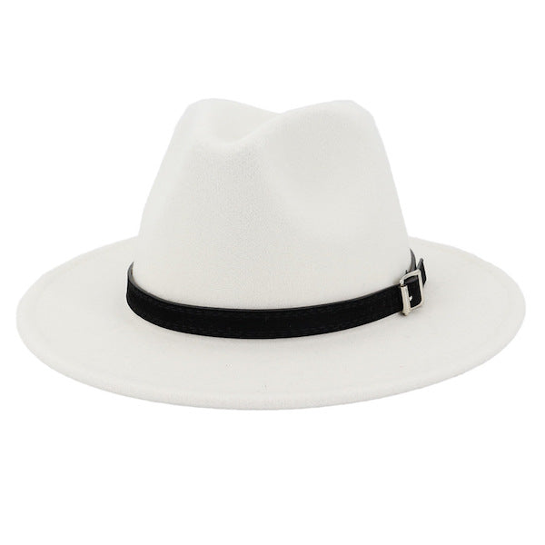 Classic White Fedora Hat For Men | Classy Men Collection