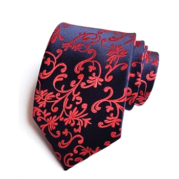 Formal Red Paisley 100% Silk Necktie