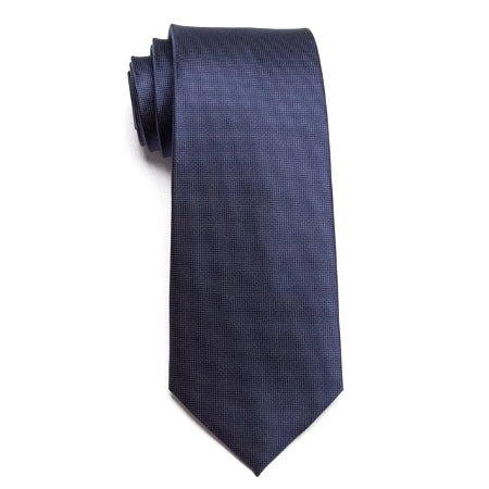 Classic Navy Blue Necktie For Men | Classy Men Collection