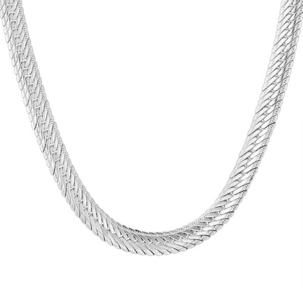 トムウッド Silver Herringbone Chain Necklace 激安銀座 - www