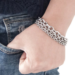 Box Chain Bracelet — Men's Steel Bracelet