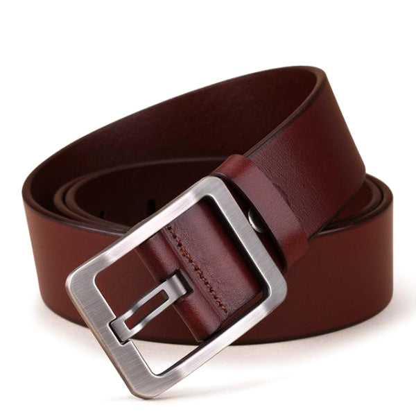 Wide Redwood Leather Belt for Men | CMC | Classy Men Collection