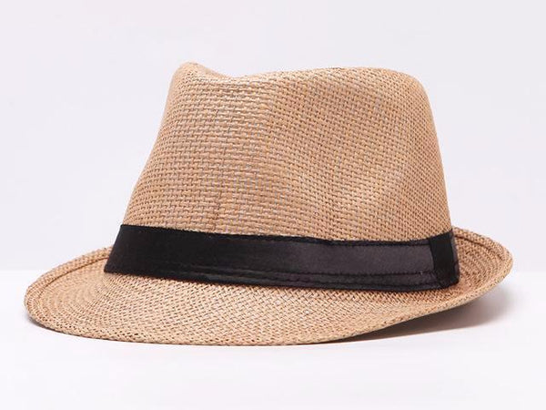Simple Straw Fedora Hat For Summer | Classy Men Collection