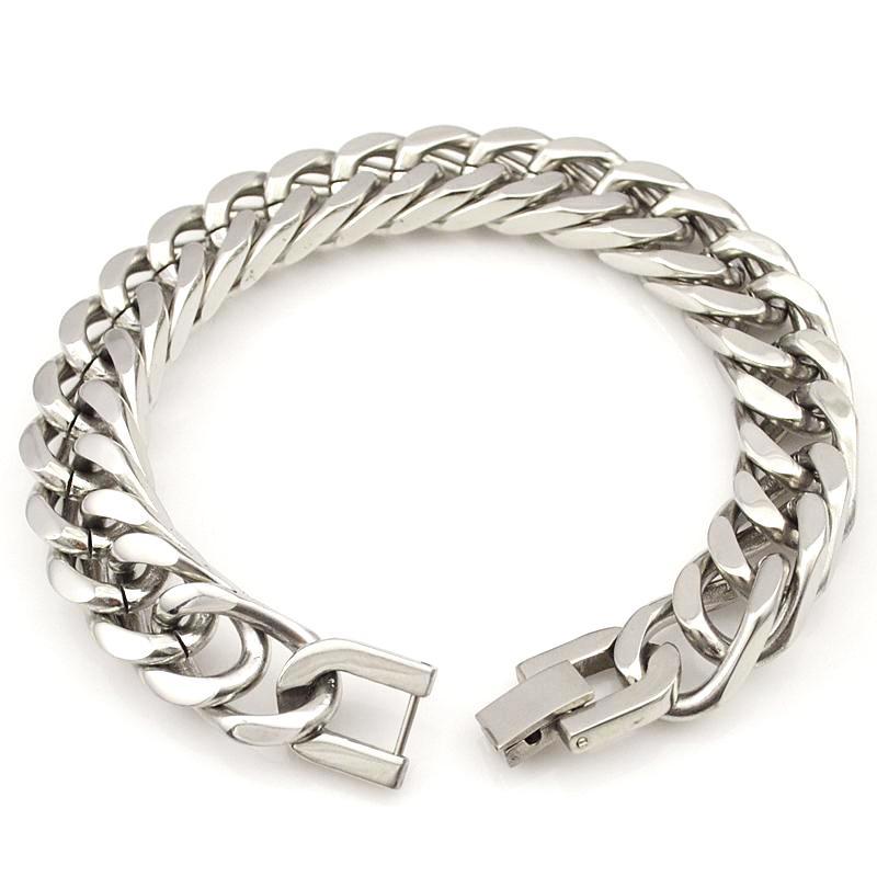 Box Chain Bracelet — Men's Steel Bracelet