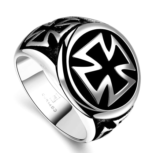 Stainless Steel Cross Ring For Men | Classy Men Collection