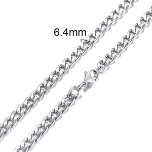 9.5mm Chunky Stainless Steel Chain Necklace