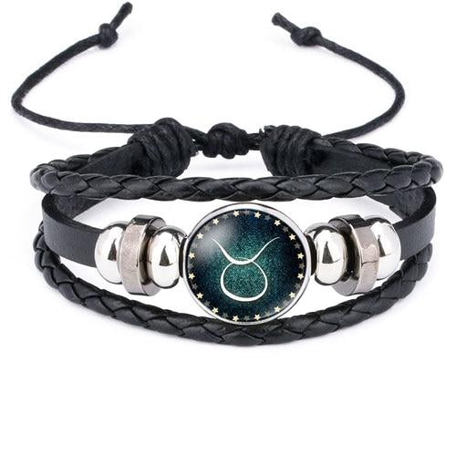 Aquarius Zodiac Reversible Bracelet