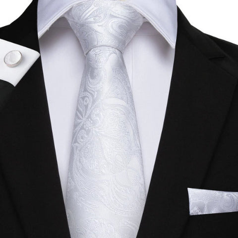 White Ties | 150+ Men's White Ties | Best Quality for Price – Classy ...