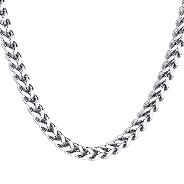 Franco 3.3 mm Stainless Steel Necklace for Men & Women, 5414315425944