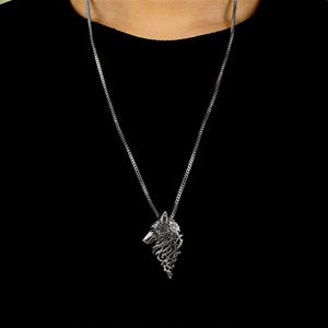 Mens Silver Dog Tag Chain Necklace Made Of Stainless Steel