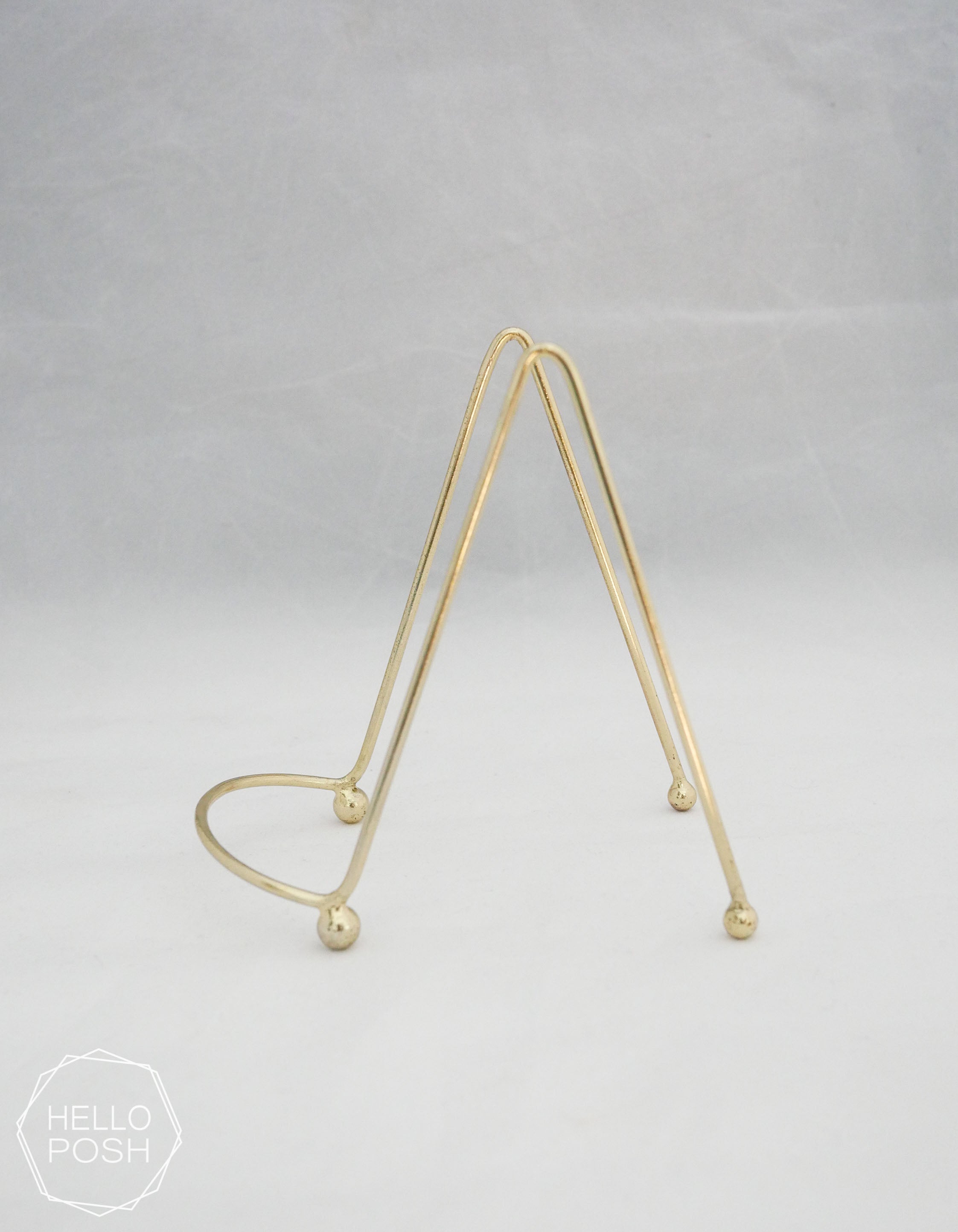 Small Gold Easels Brass Display Stands Helloposh