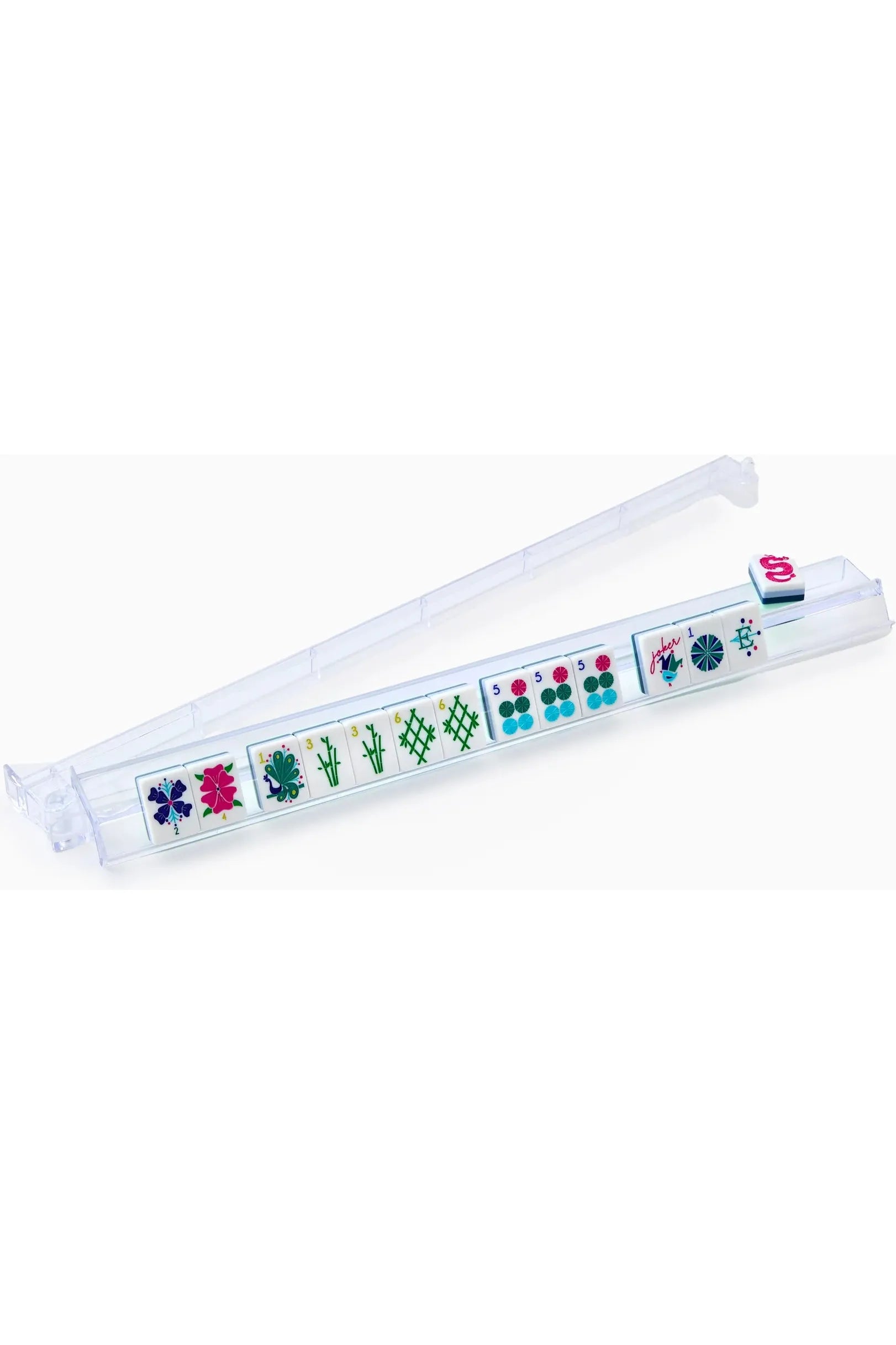 Clear Acrylic Mahjong Racks & Pushers Set - Image 3
