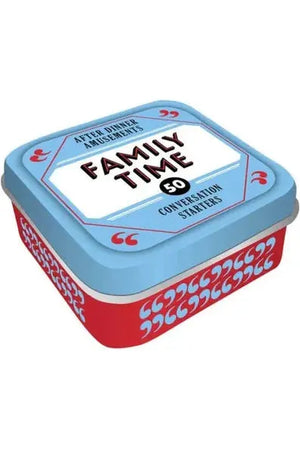 After Dinner Amusements: Family Time: 50 Conversation Starters Game - Carrie Dunham