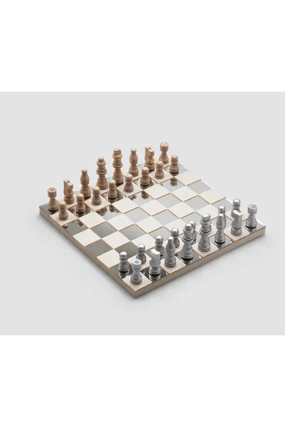 Classic Mirror Art of Chess Game