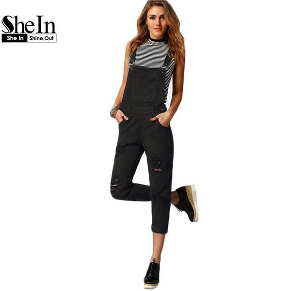 shein black overalls