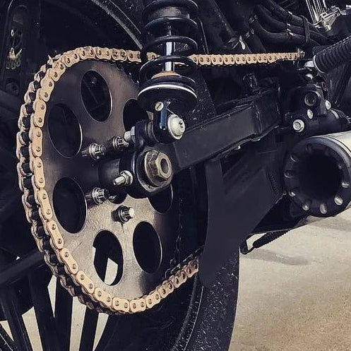 Wide Tire Belt to Chain Conversion Kit for Harley Davidson Sportster