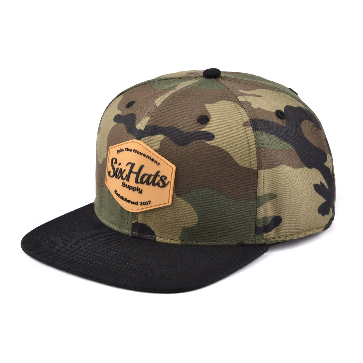 verbanning viool opwinding Signature Camouflage Snapback Hat – Six Hats Supply Co