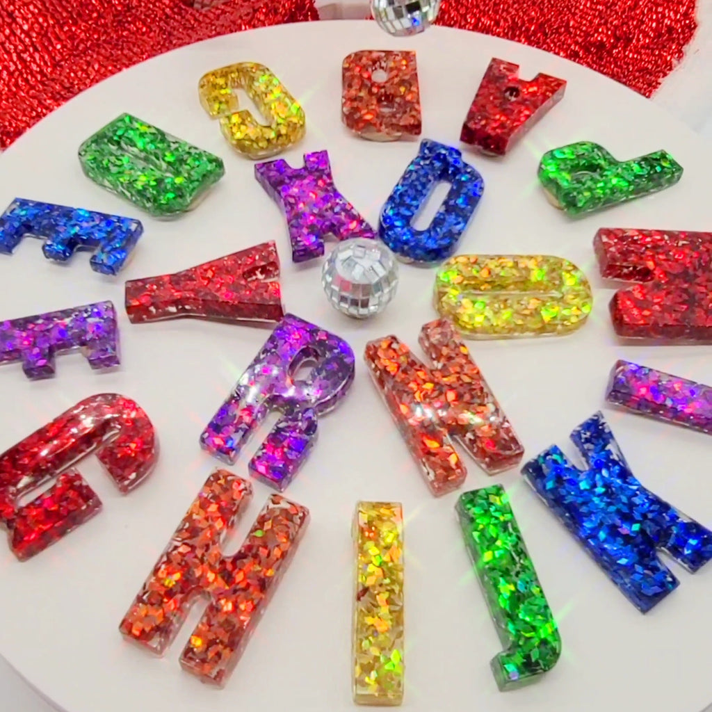 Holographic Glitter Letters – Happi Crafts