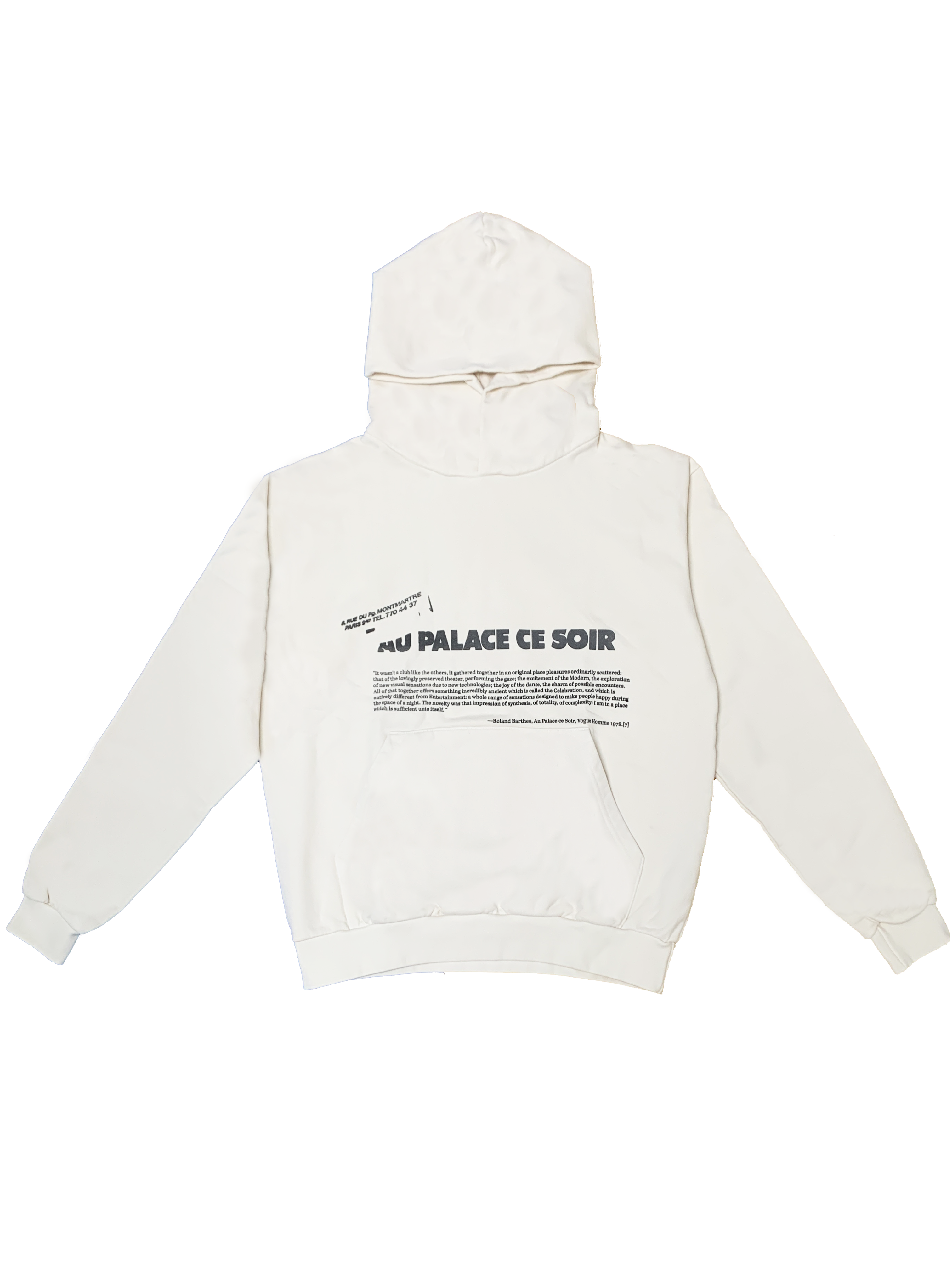 palace hoodie white