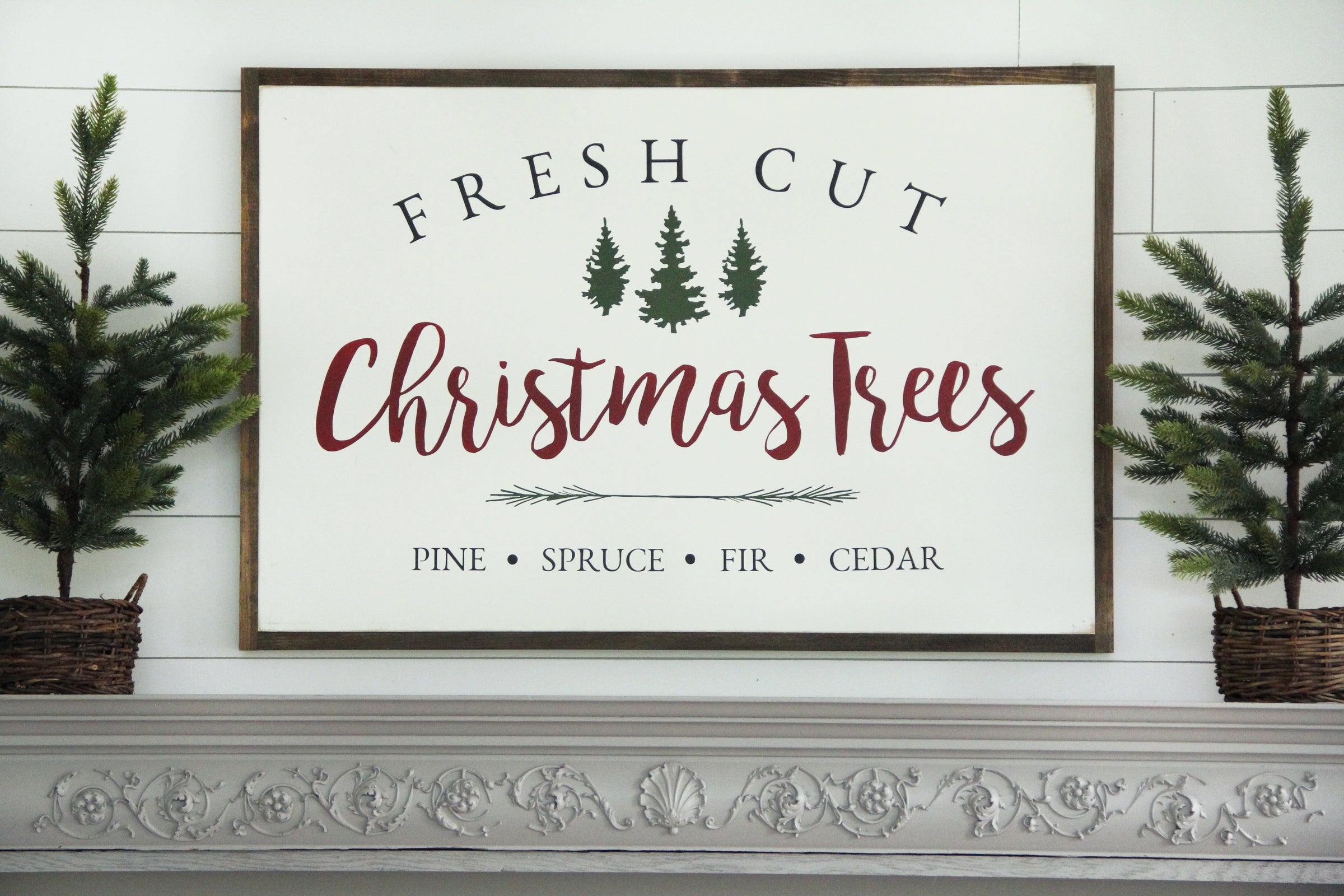 fresh cut christmas trees