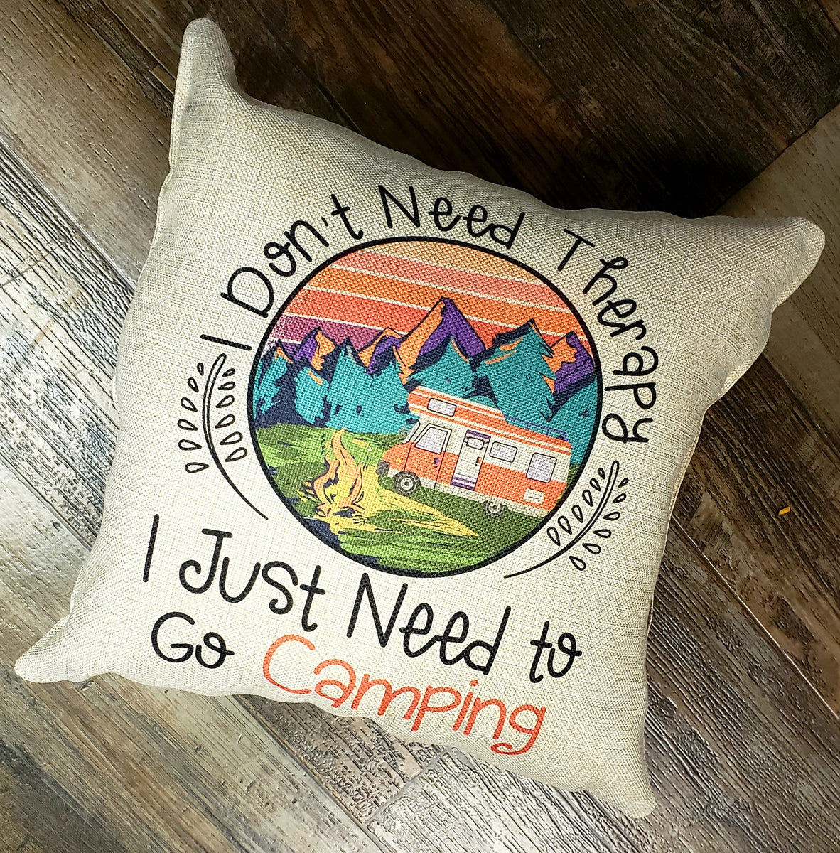 burlap sublimation pillow vinyl fun