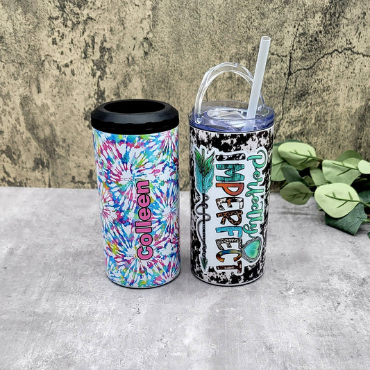 4-in-1-Can Cooler Sublimation Tumbler with Lids and Straw – Grateful  Glitters