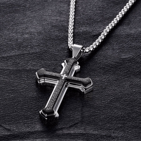 The Lord’s Prayer Cross Necklace - GrindStyle