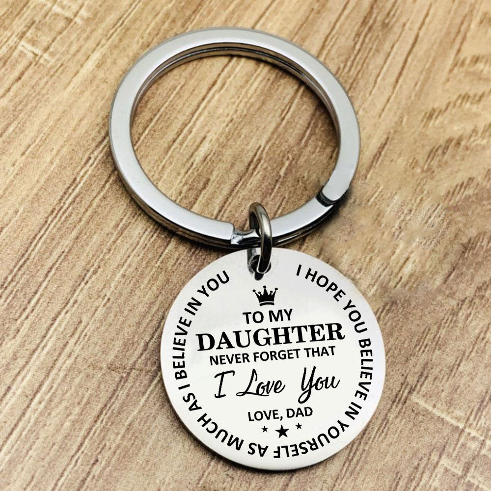 daddy daughter keychains