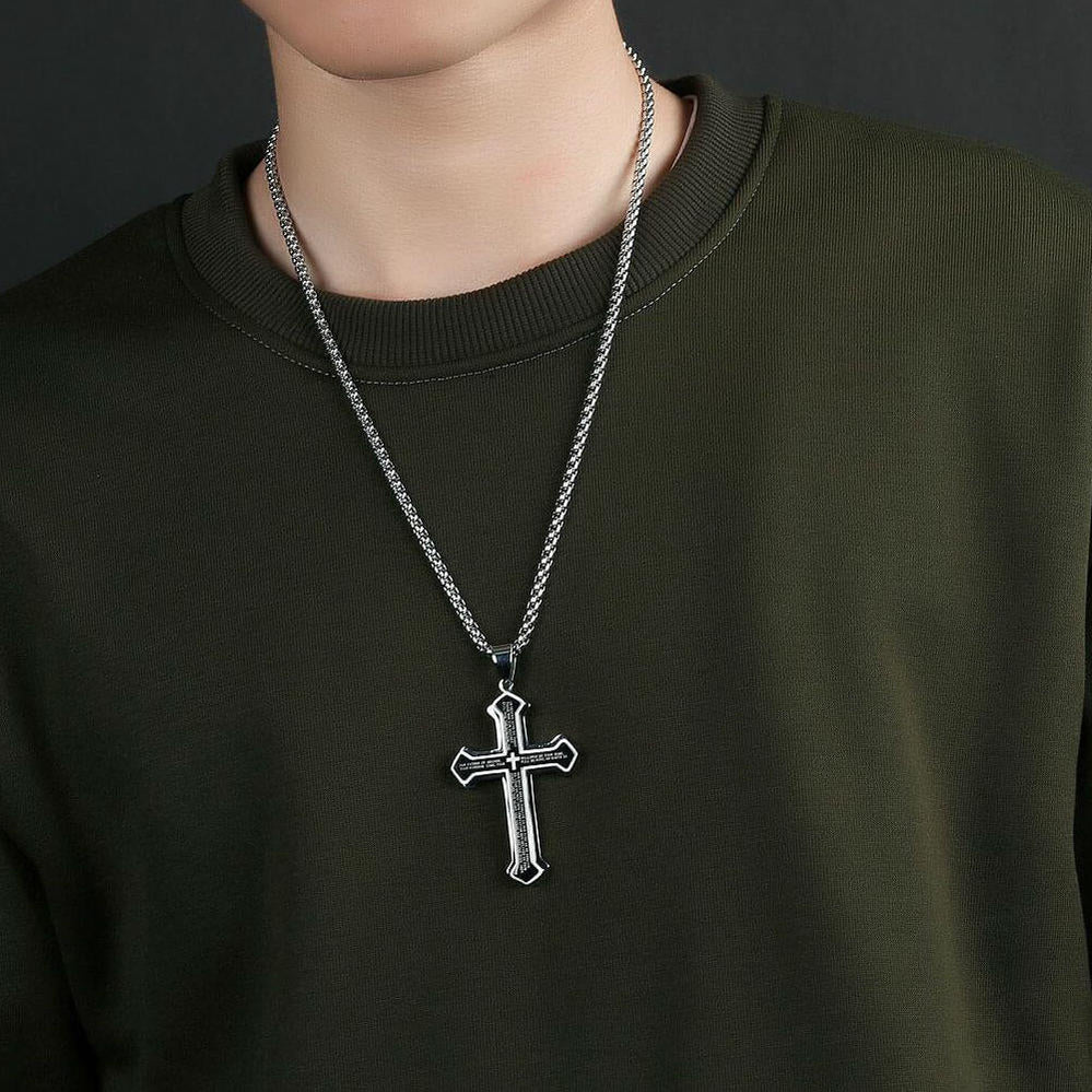 The Lord’s Prayer Cross Necklace - GrindStyle