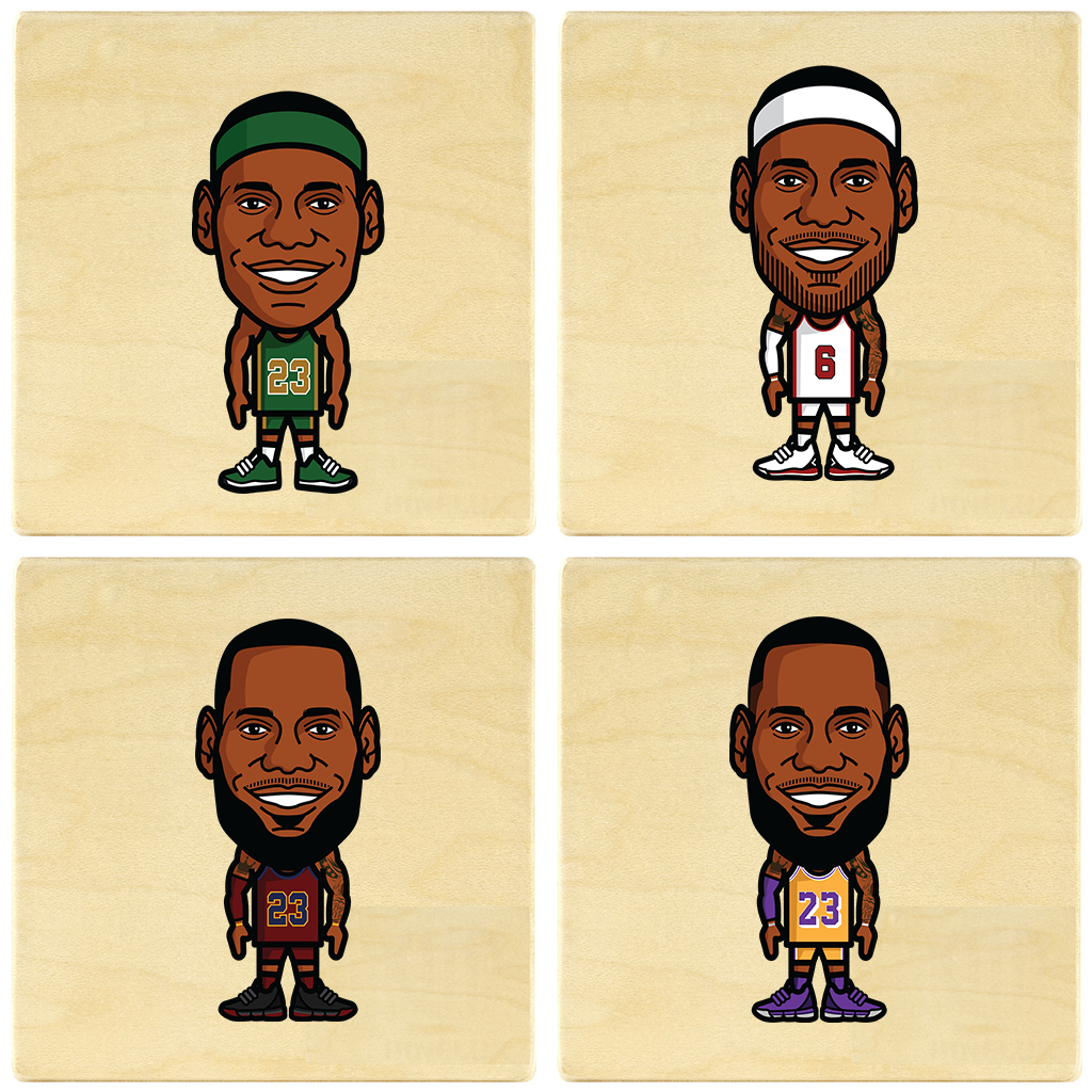 Lebron James Cartoon Drawing Lakers