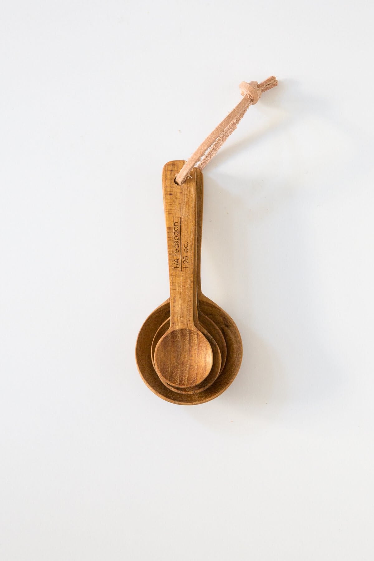Teak Measuring Cups with Handle, Set of 4 – Be Home