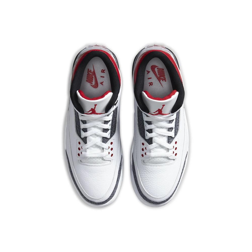 air jordan 3 retro red and white