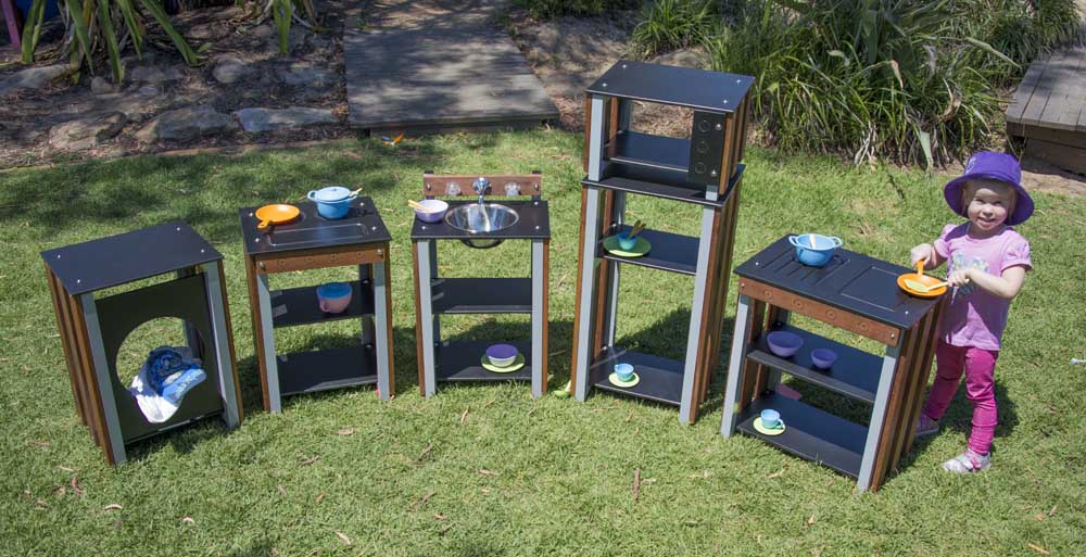 outdoor kitchen playset