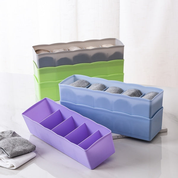 Dividers Tray Organizer Clear Plastic Bead Storage Tray (Multicolour)