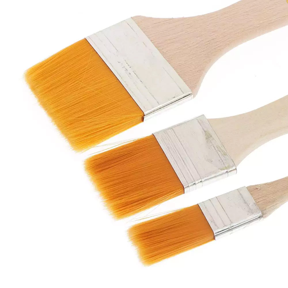 Artistic Flat Painting Brush – Set of 3