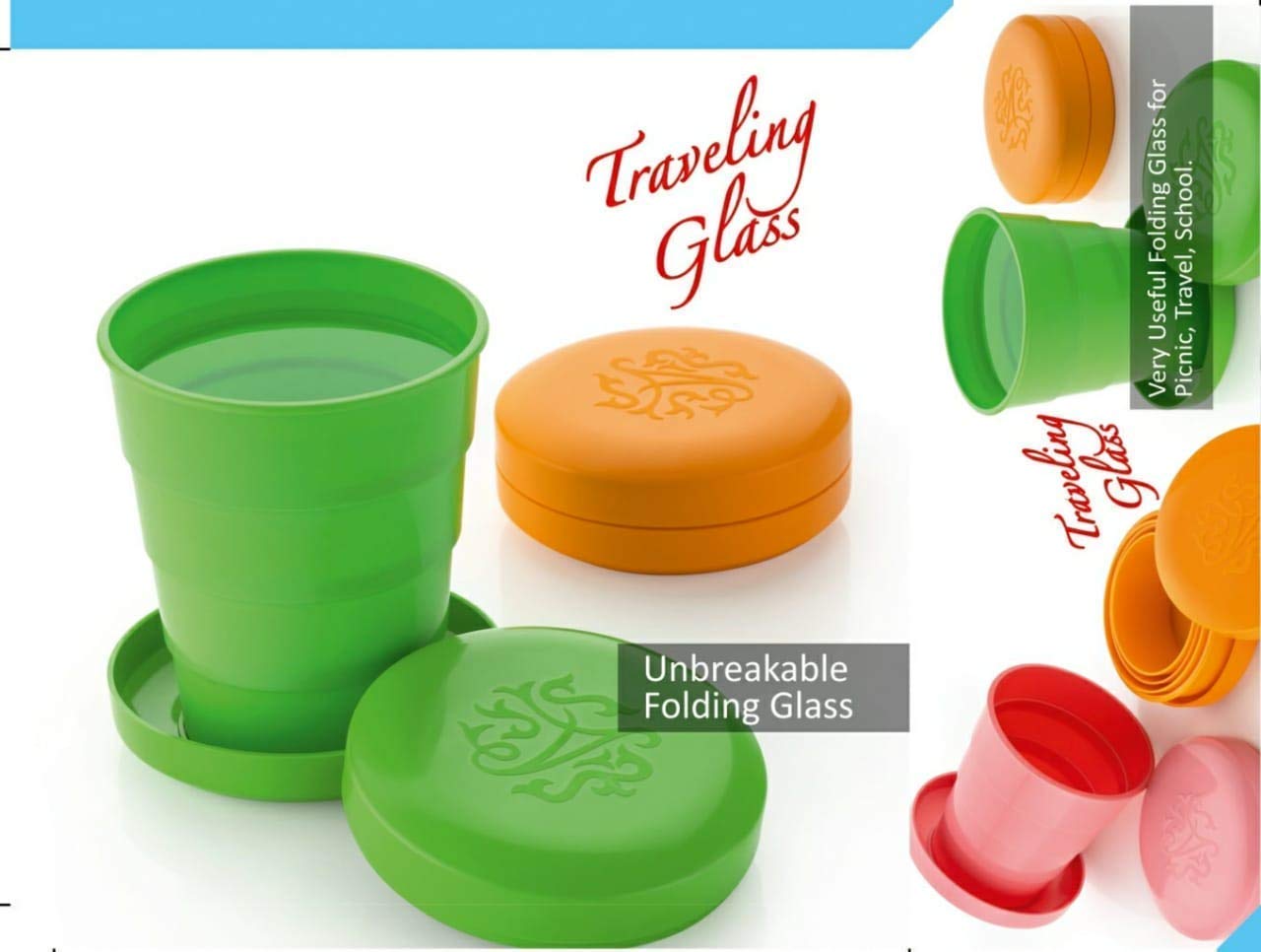 Portable Travelling Cup/Tumbler With Lid