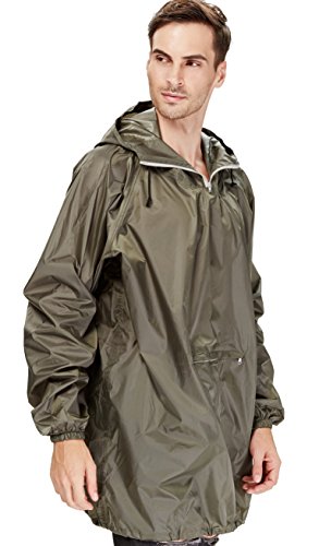 green parka raincoat