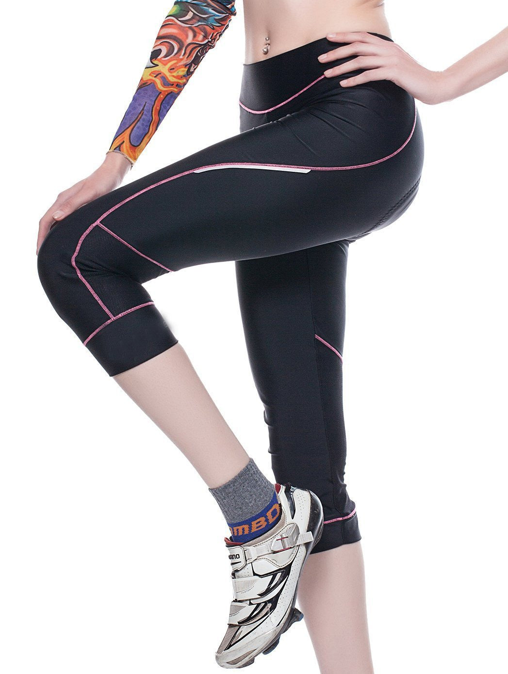 womens padded cycling tights