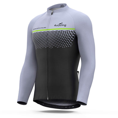 gray cycling jersey