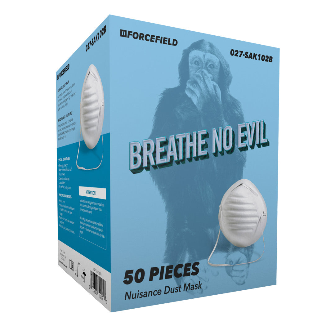 "Breathe No Evil" Nuisance Dust Mask, 50 per box - Hi Vis Safety CA product image