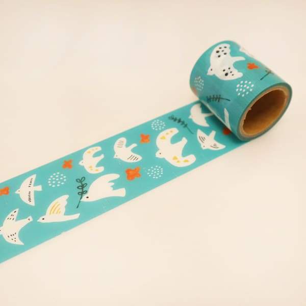 Happy Bird Yojo Tape Removable Tape Packing Tape Decoration Tape Wide Boutique Sweet Birdie