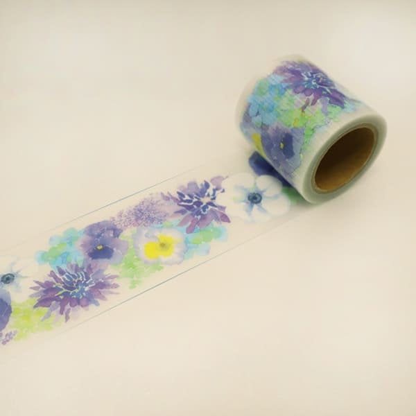 Flower Yojo Tape Removable Tape Packing Tape Decoration Tape Wide Tape Boutique Sweet Birdie