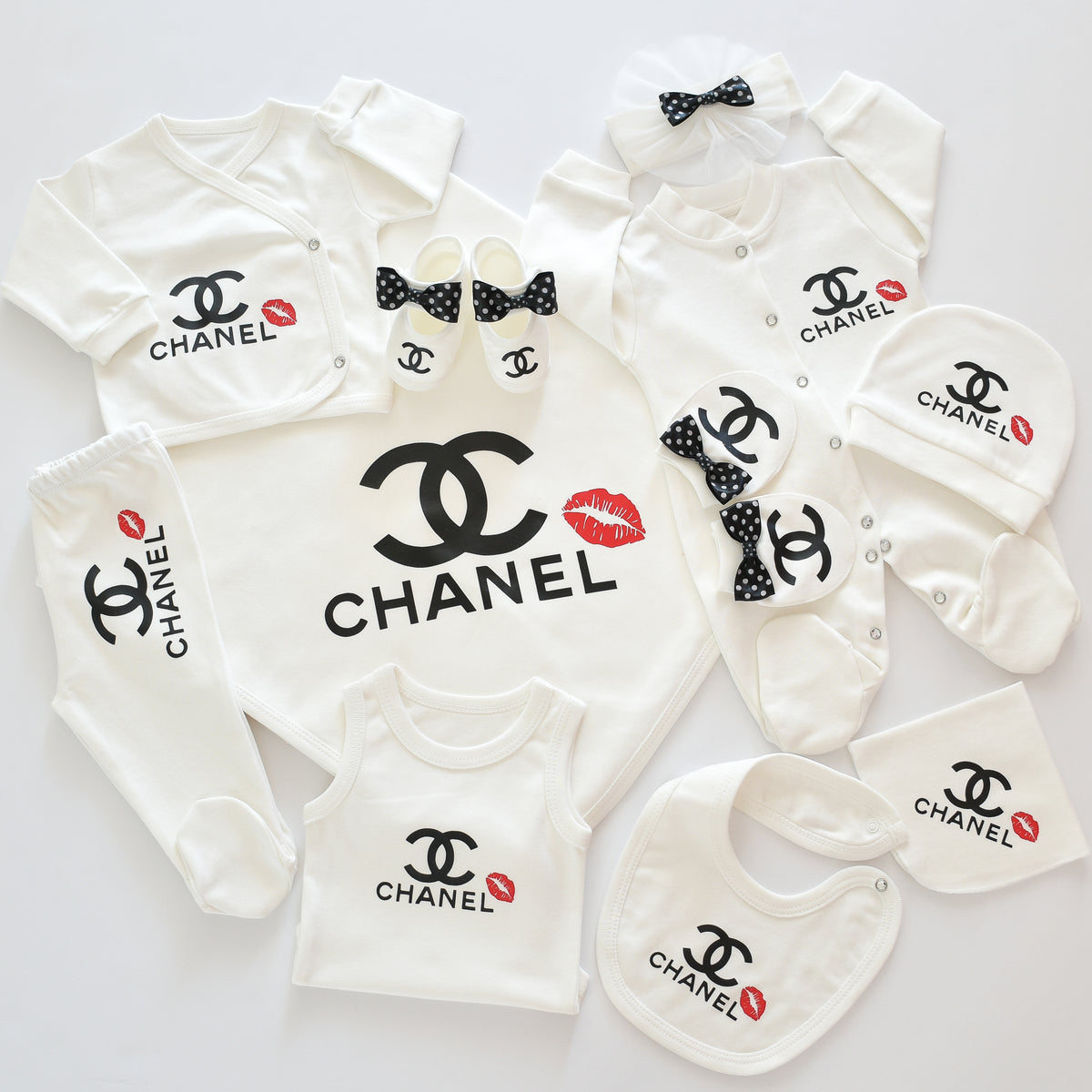 CHANEL Inspired Newborn Baby Set – Tianoor